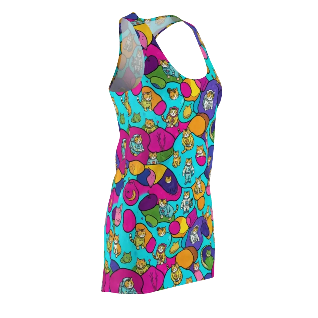 Starship Whiskers on Racerback Dress — Front Side