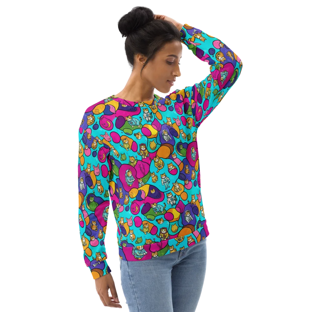 Starship Whiskers on Sweatshirt — Right Front