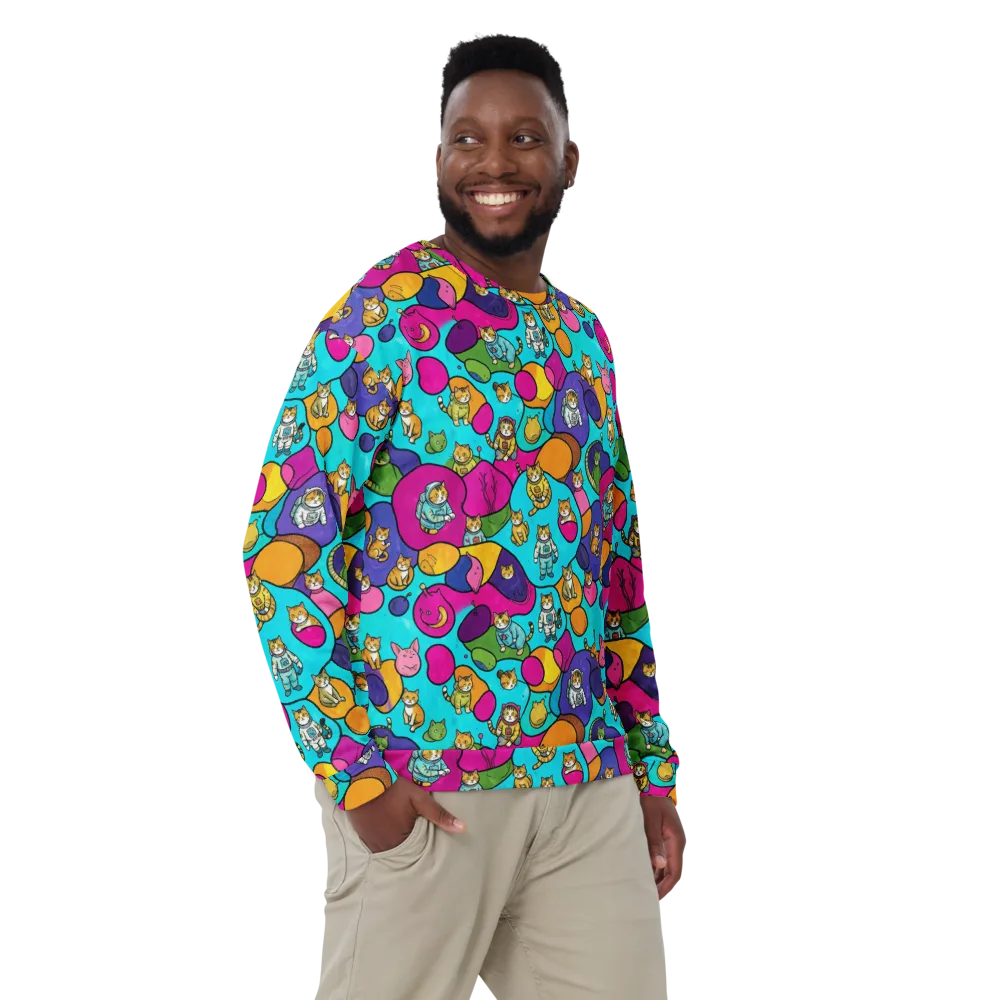 Starship Whiskers on Sweatshirt — Front