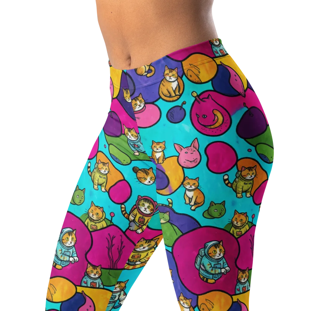 Starship Whiskers on Leggings — Left Front