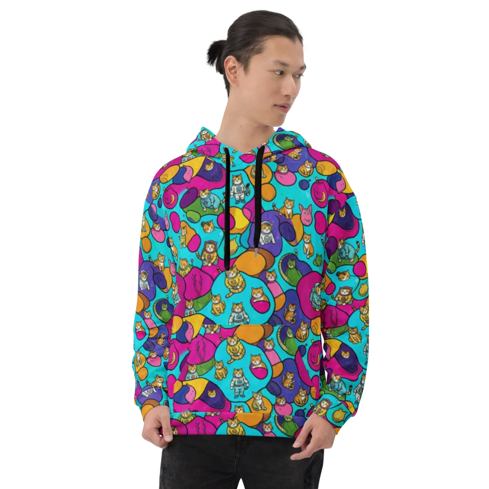Starship Whiskers on Hoodie — Front