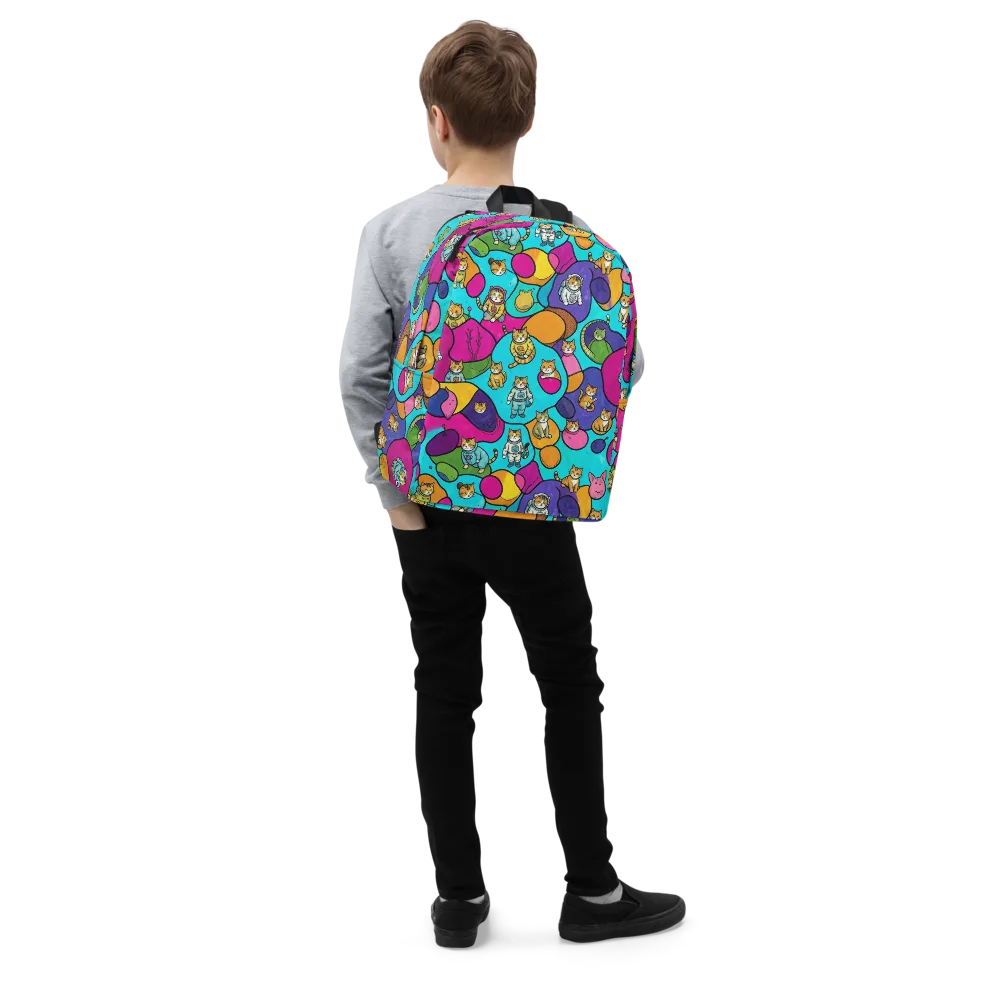 Starship Whiskers on Minimalist Backpack — Right Front