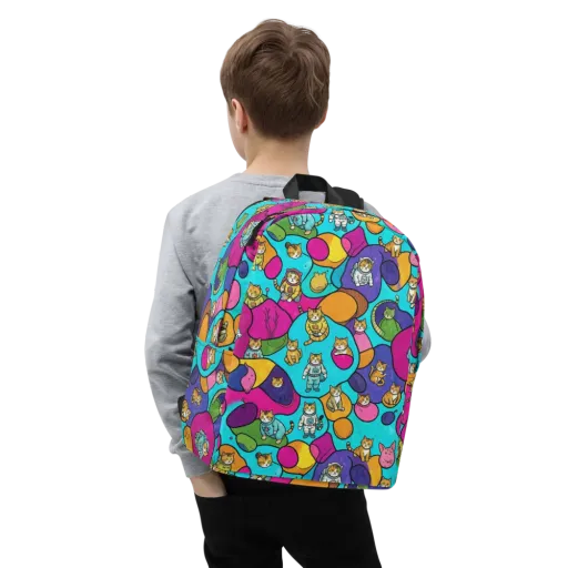 Starship Whiskers on a Minimalist Backpack