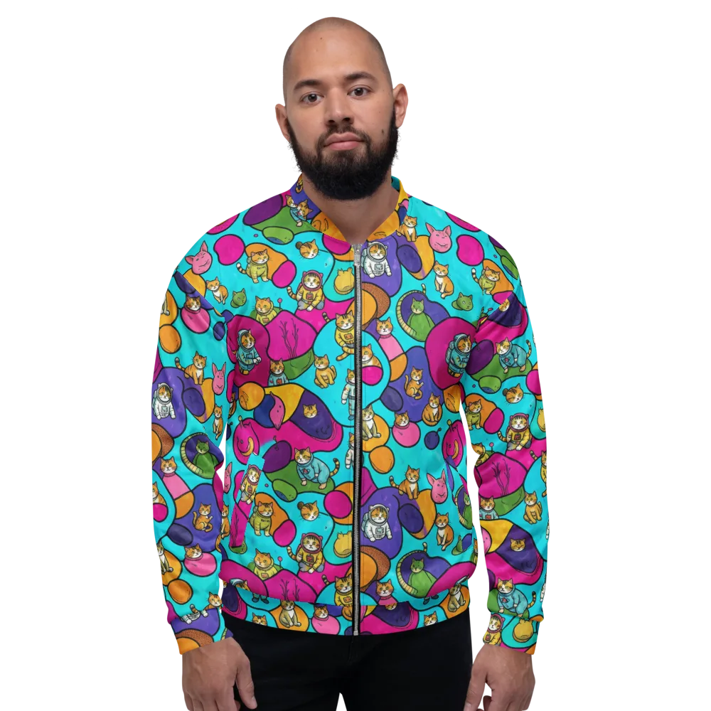 Starship Whiskers on Bomber Jacket — Front