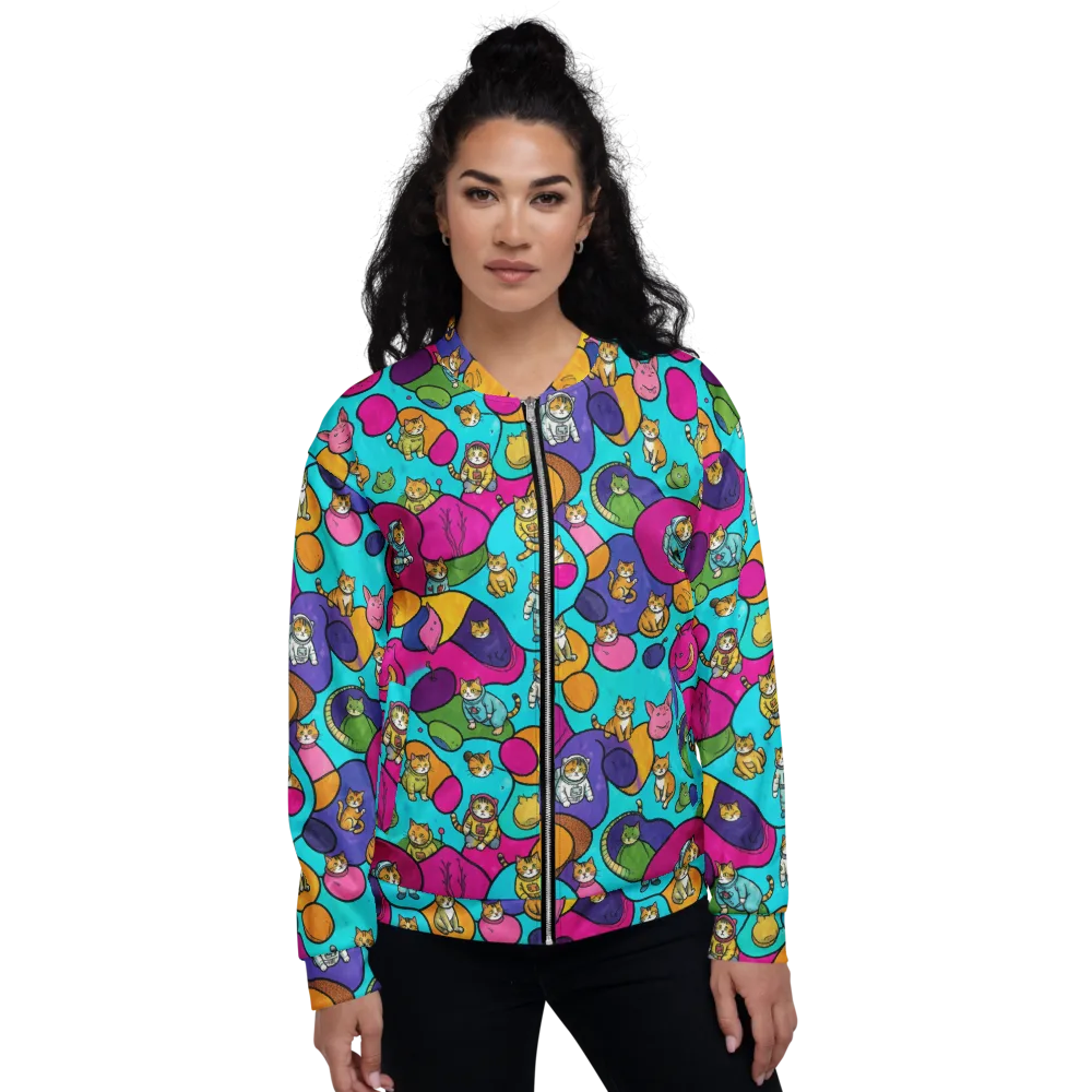 Starship Whiskers on Bomber Jacket — Front