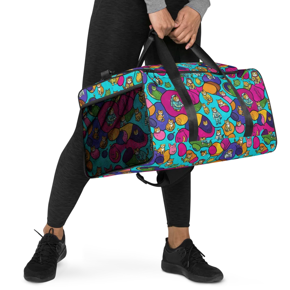 Starship Whiskers on Duffle Bag — Right Front