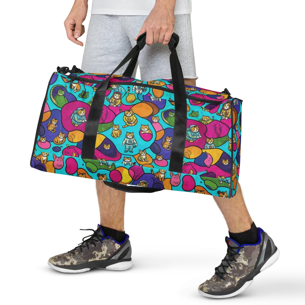 Starship Whiskers on Duffle Bag — Front