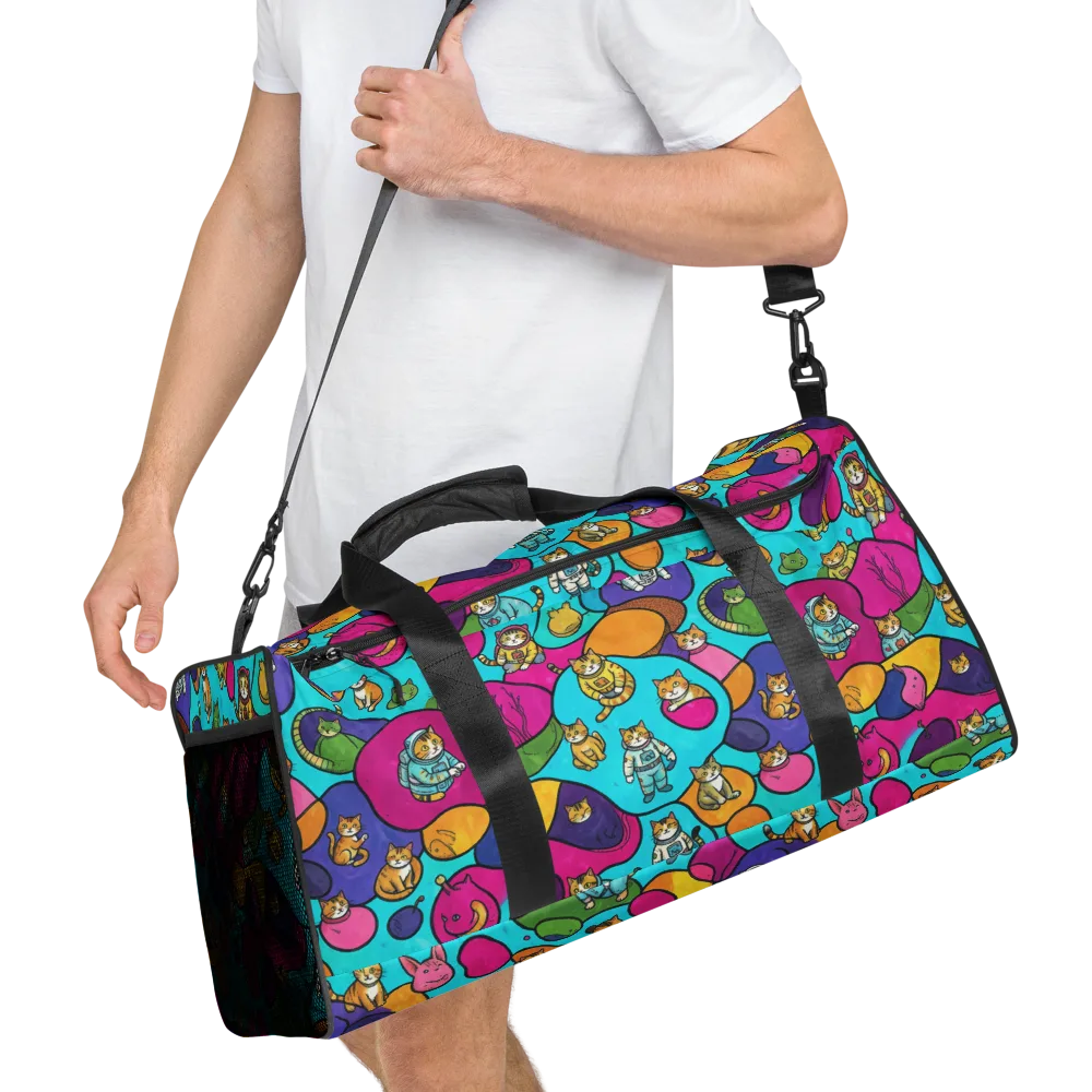 Starship Whiskers on Duffle Bag — Right Front