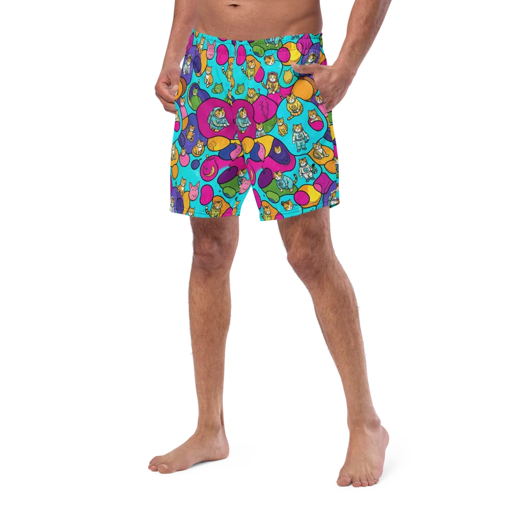 Starship Whiskers on Swim Trunks — Left Front