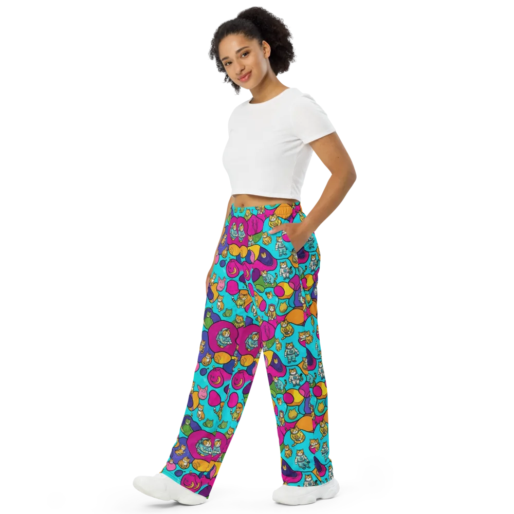 Starship Whiskers on Wide-Leg Pants — Left Front