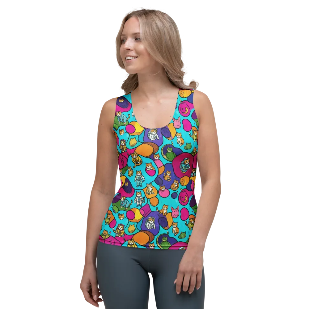Starship Whiskers on Women's Tank Top — Front