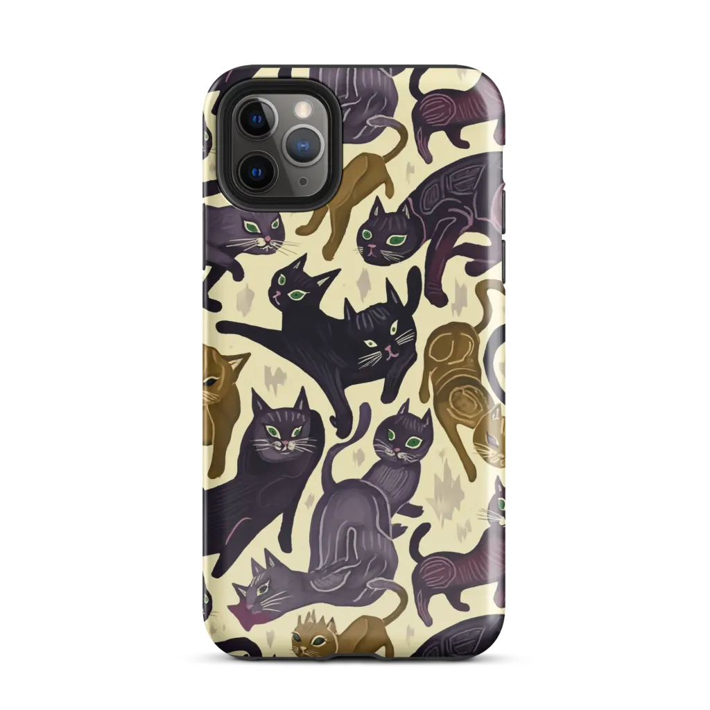 Whisker Nocturne on Tough Case for iPhone® — Front