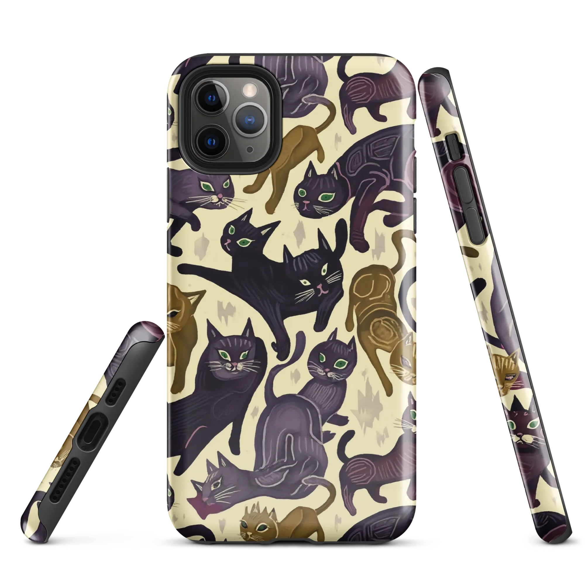 Whisker Nocturne on Tough Case for iPhone® — Front