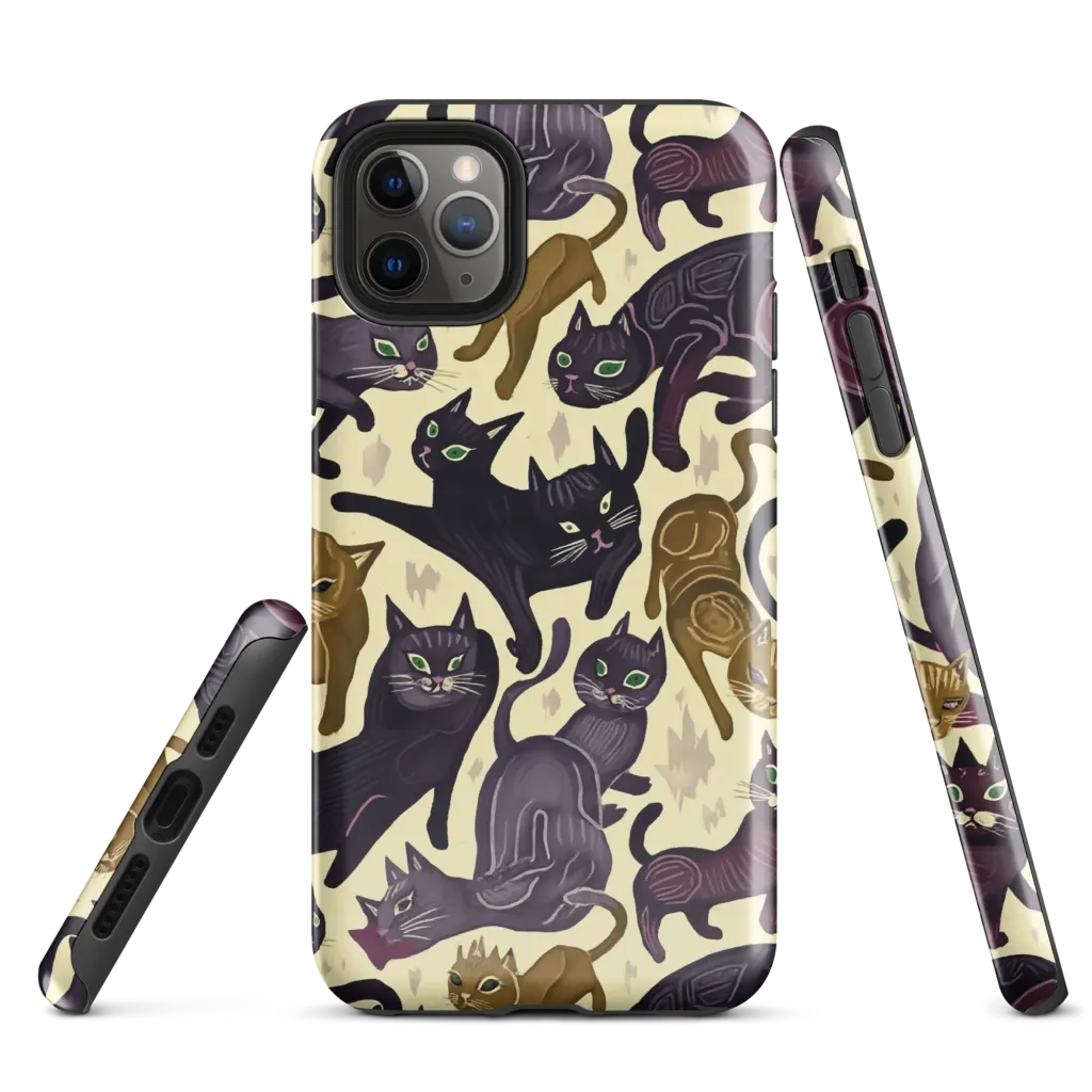 Whisker Nocturne on Tough Case for iPhone® — Front