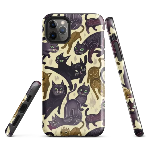 Whisker Nocturne on a Tough Case for iPhone®