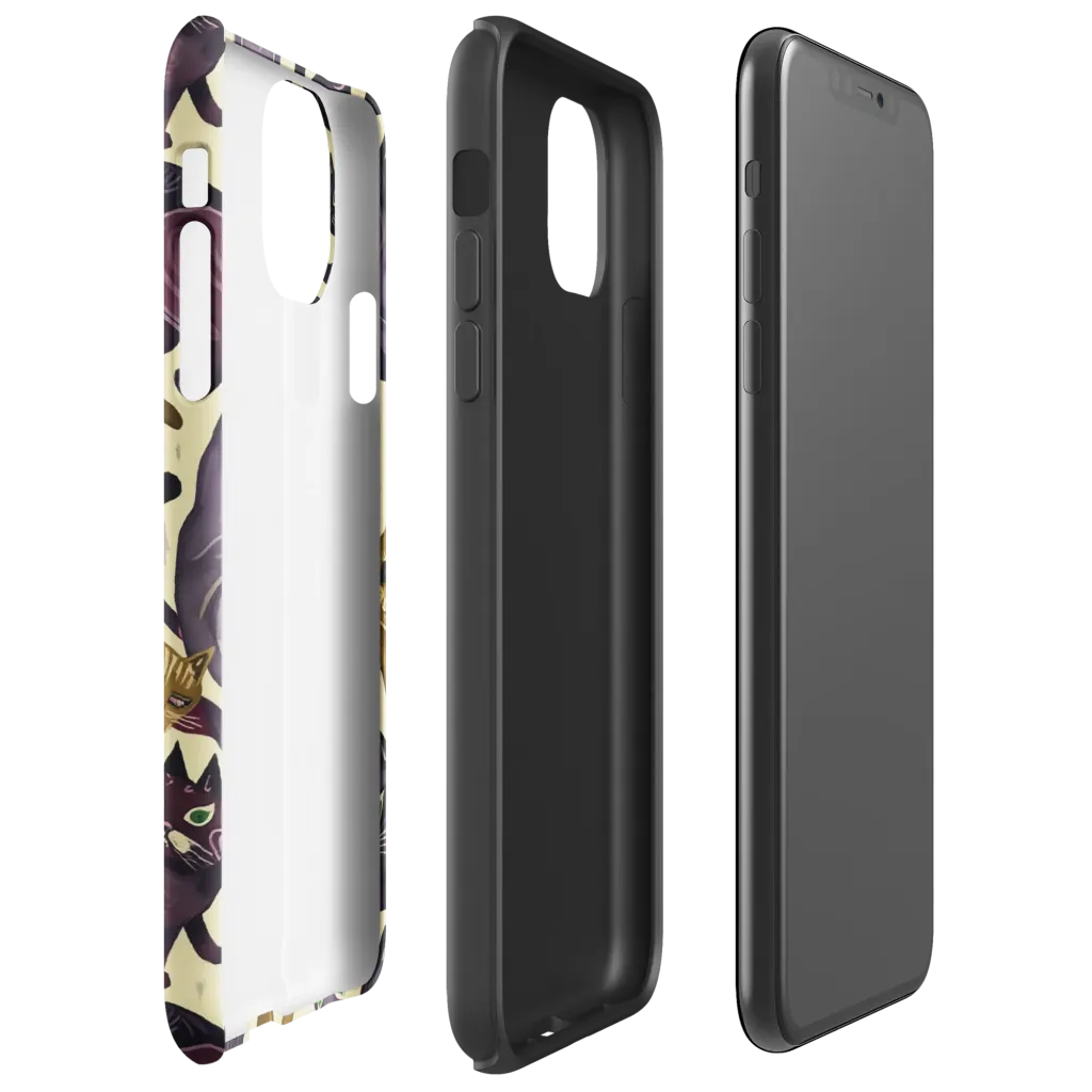 Whisker Nocturne on Tough Case for iPhone® — Right