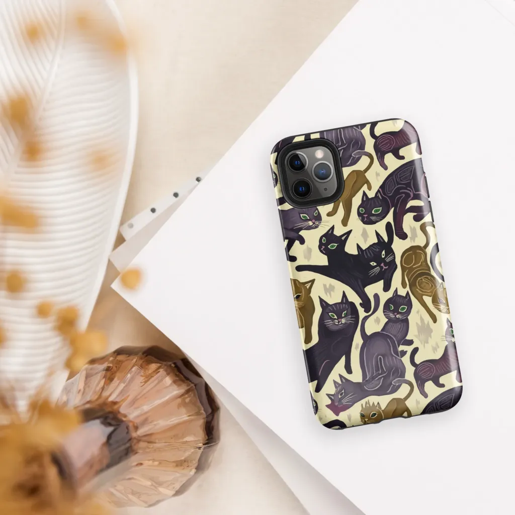 Whisker Nocturne on Tough Case for iPhone® — Front