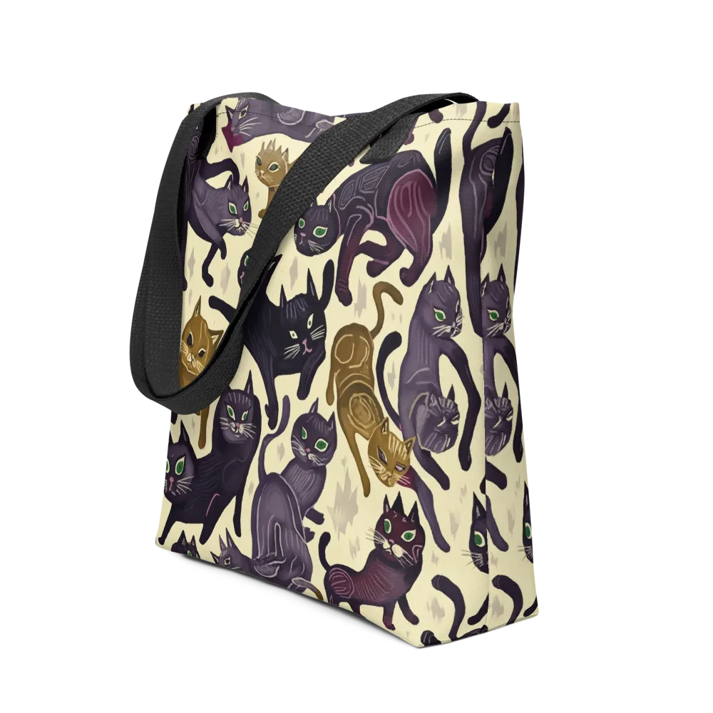 Whisker Nocturne on Tote Bag — Front