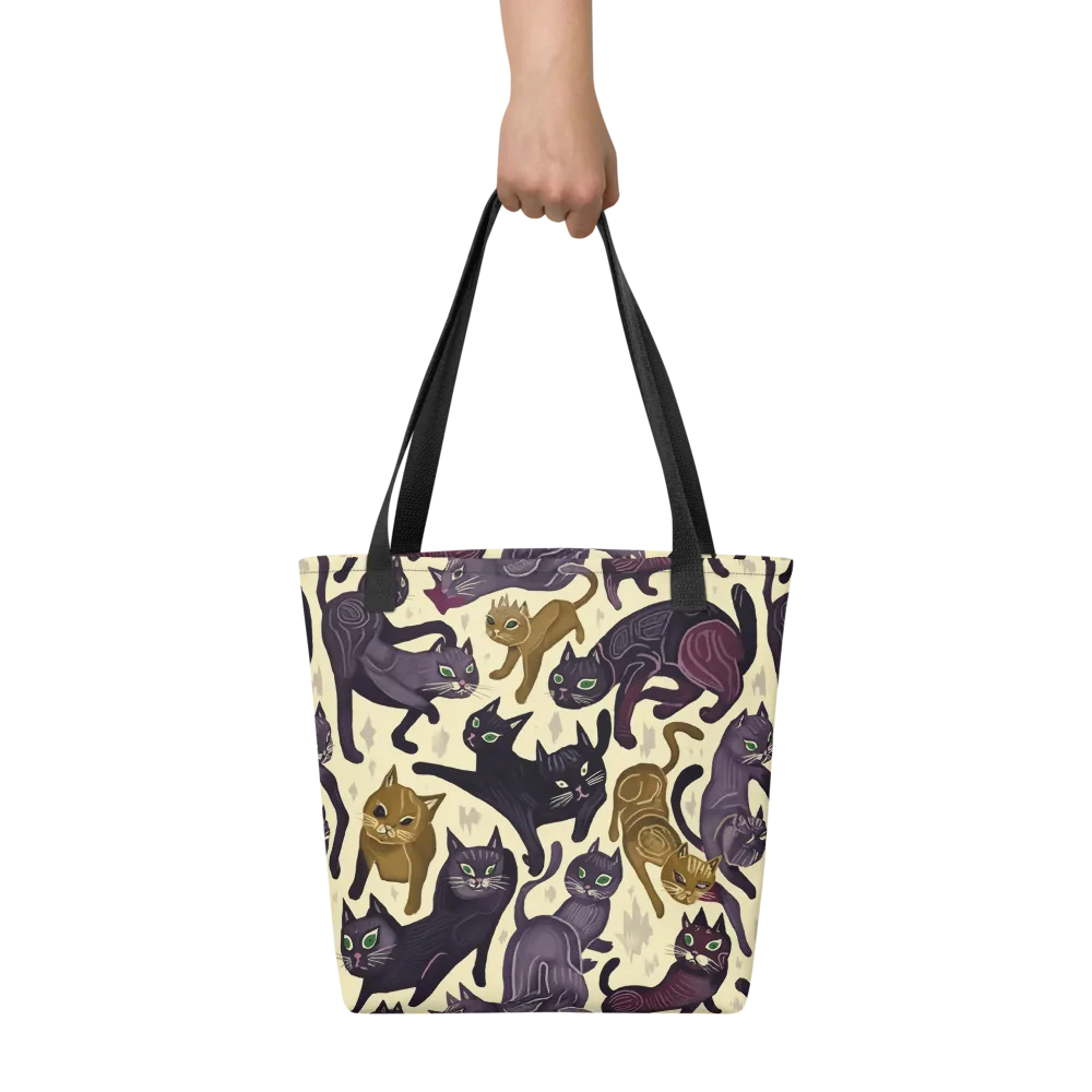 Whisker Nocturne on Tote Bag — Front