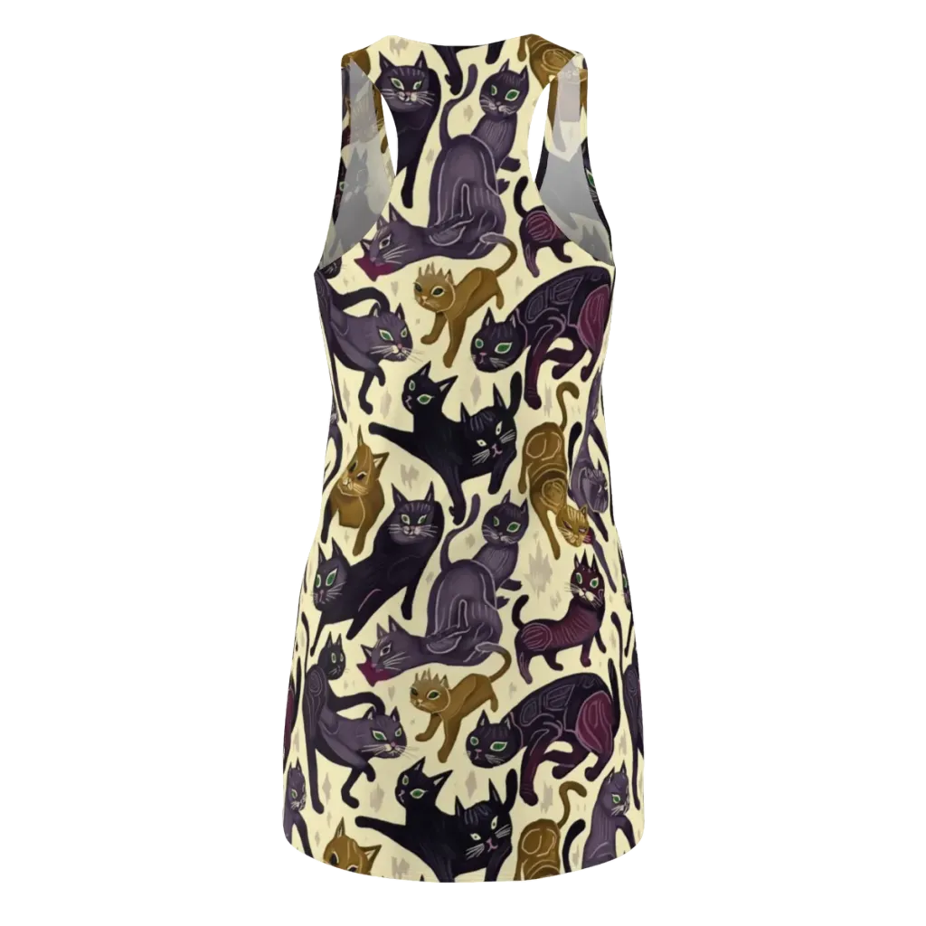Whisker Nocturne on Racerback Dress — Back