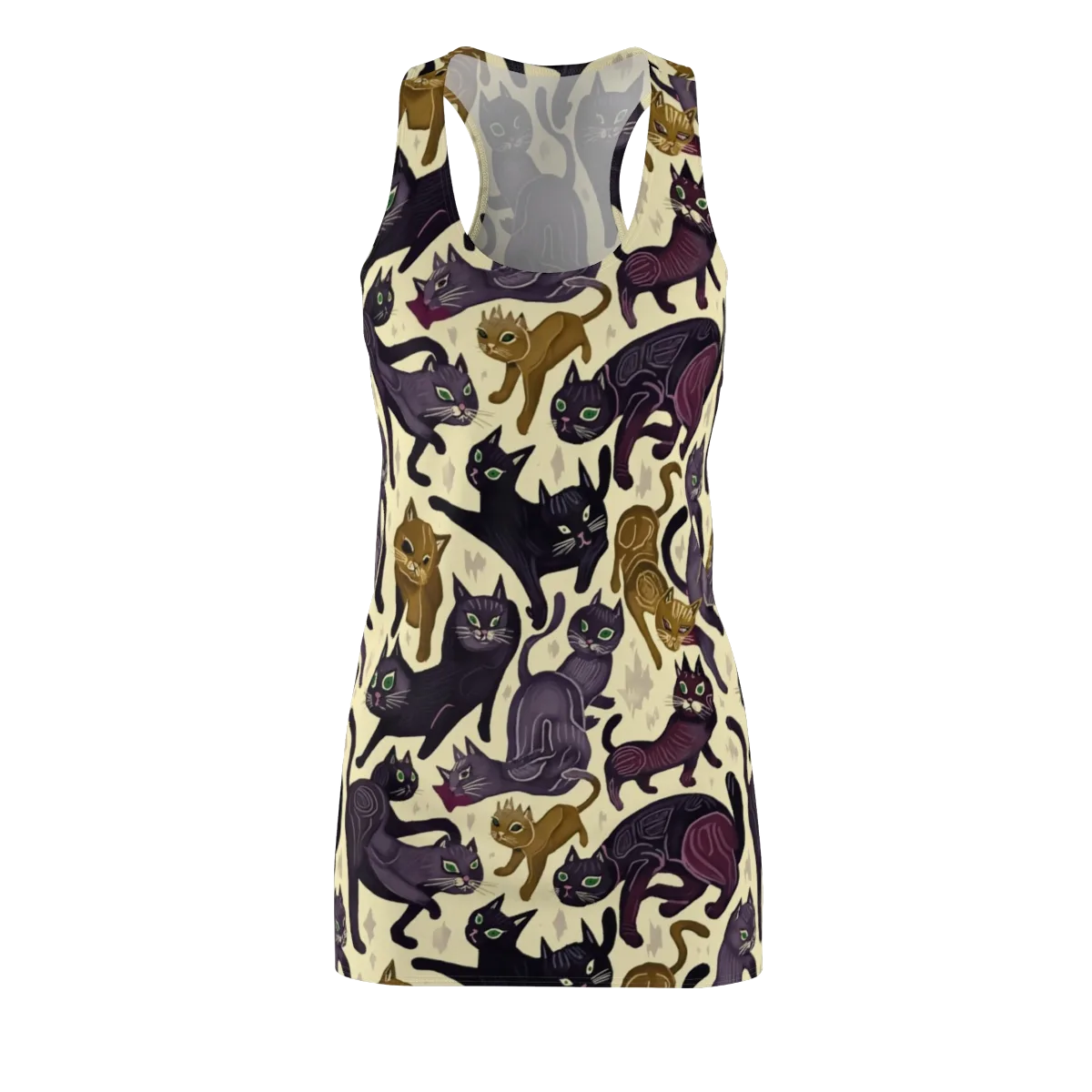 Whisker Nocturne on Racerback Dress — Front