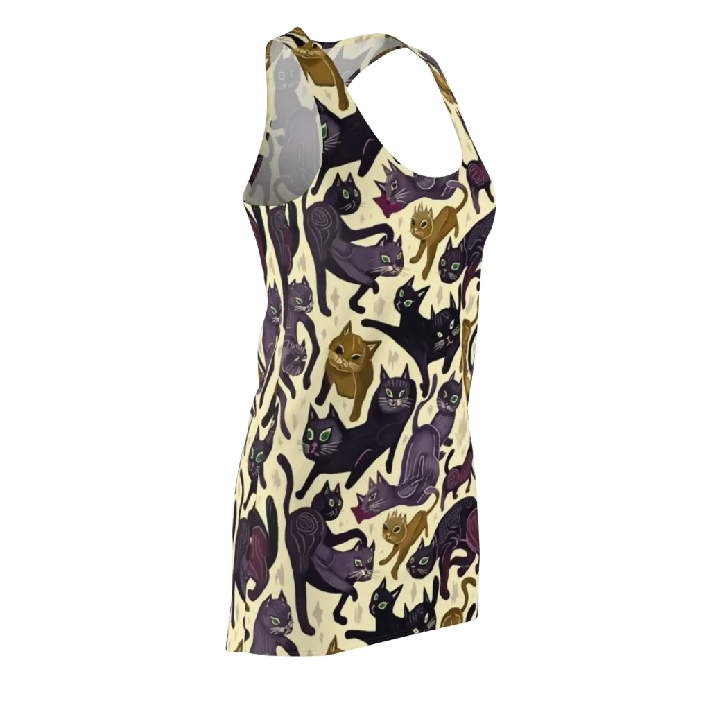 Whisker Nocturne on Racerback Dress — Front Side