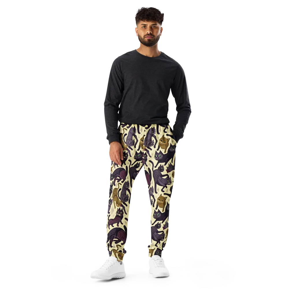 Whisker Nocturne on Men's Joggers — Front