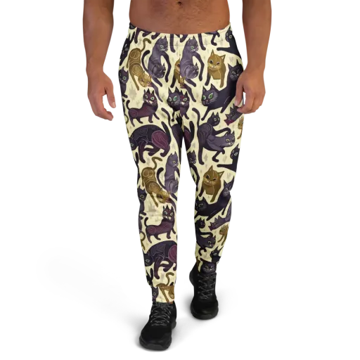 Whisker Nocturne on a Men's Joggers