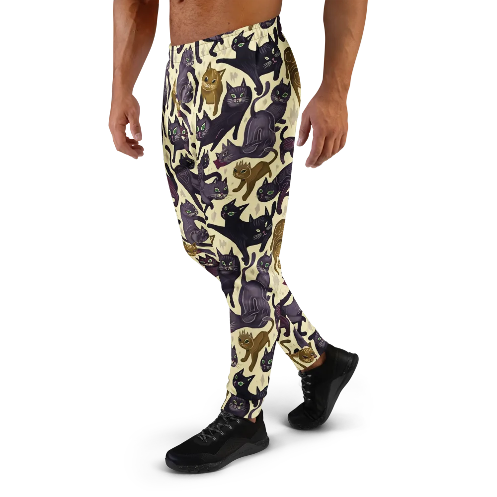 Whisker Nocturne on Men's Joggers — Left