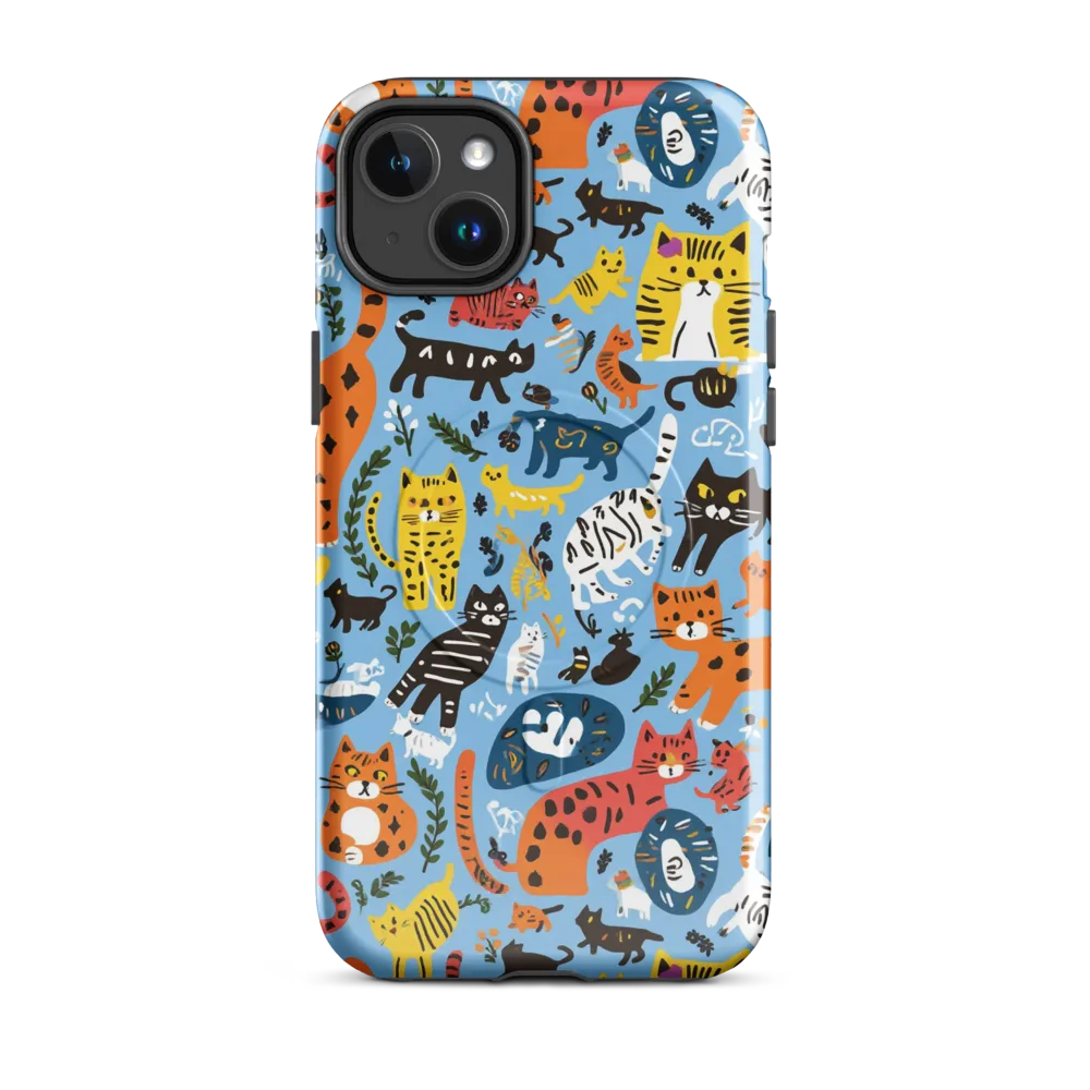 Feline Fiesta on MagSafe Tough Case for iPhone® — Front