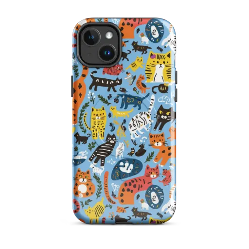 Feline Fiesta on a MagSafe Tough Case for iPhone®