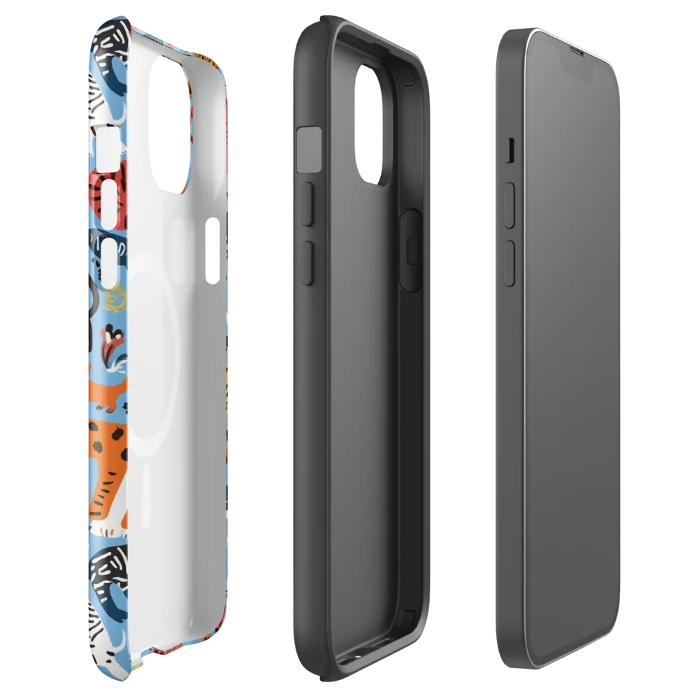 Feline Fiesta on MagSafe Tough Case for iPhone® — Front