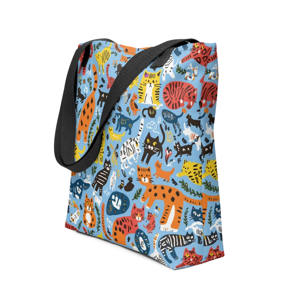 Feline Fiesta on Tote Bag — Front