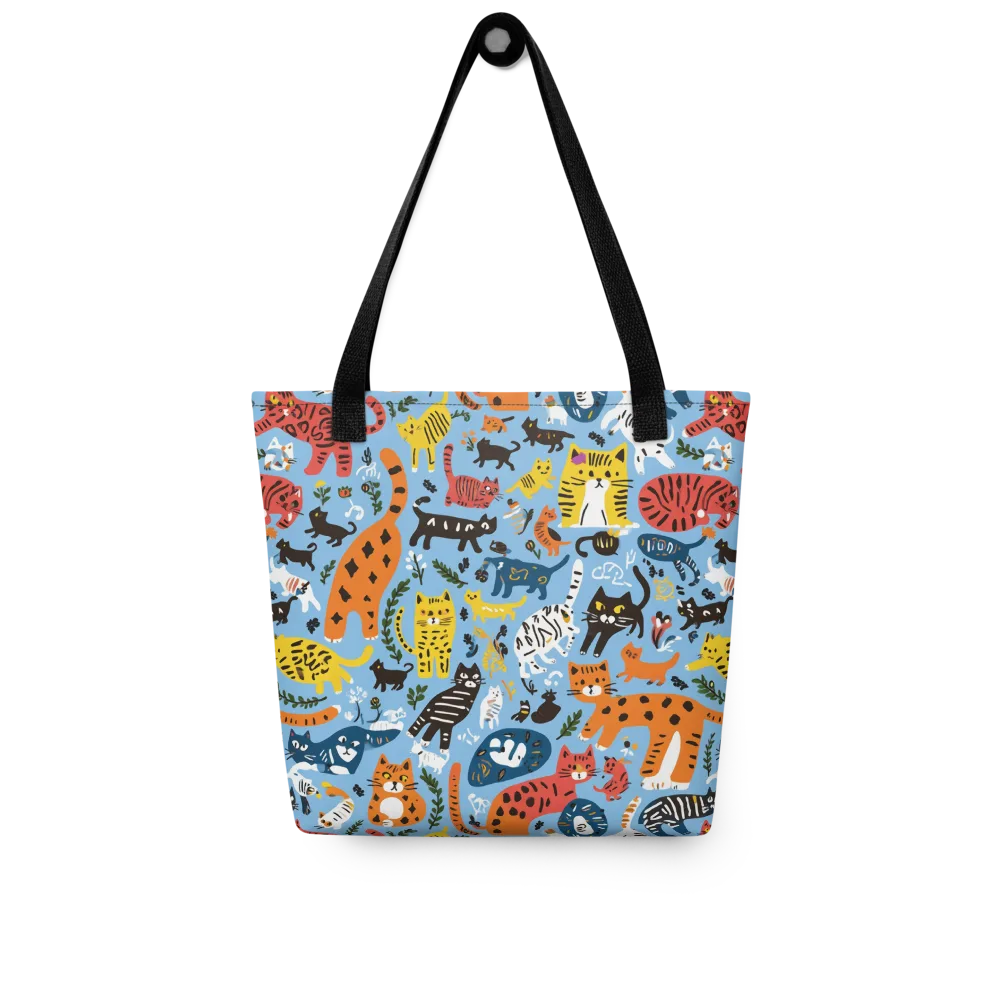 Feline Fiesta on Tote Bag — Front