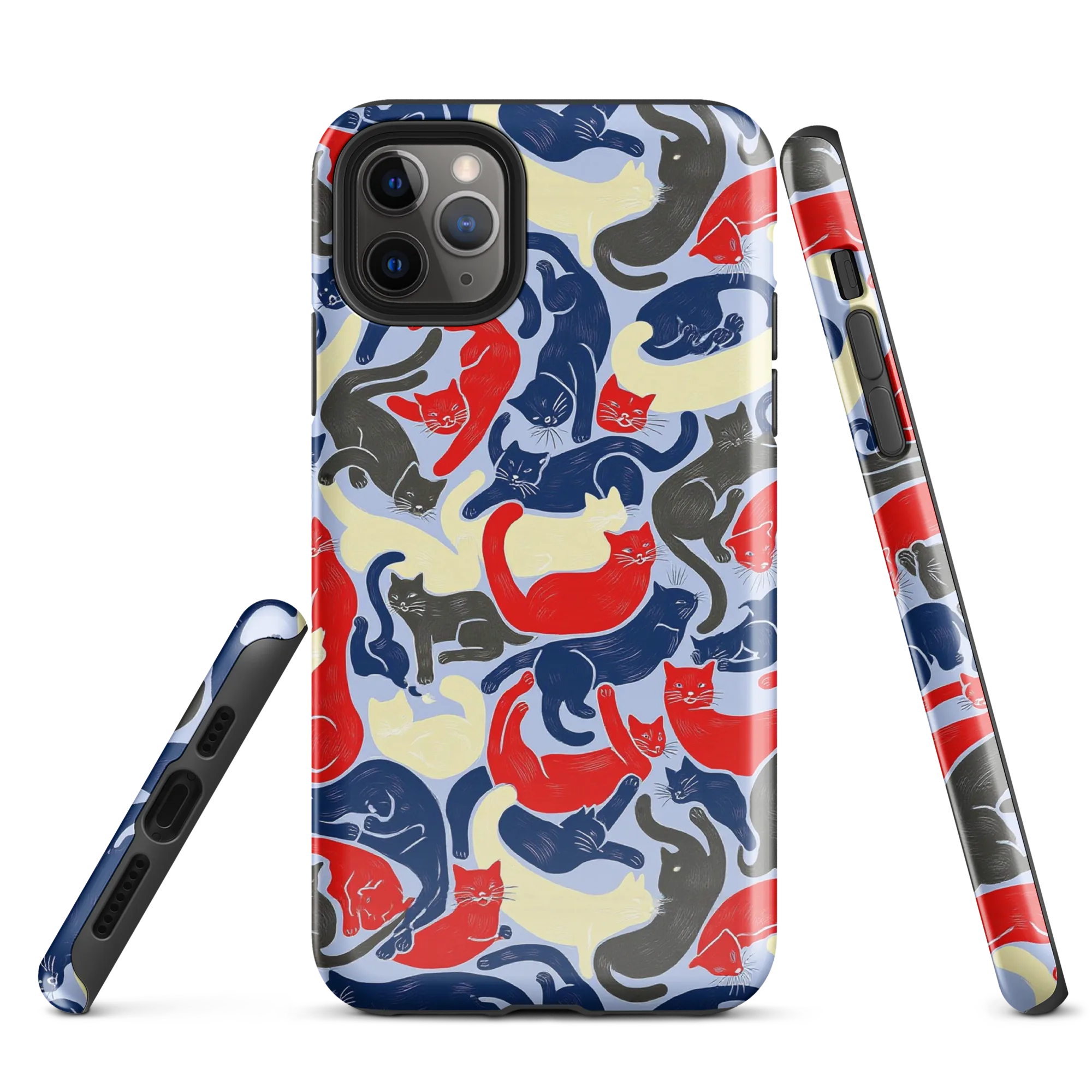Crimson Catnap on Tough Case for iPhone® — Front