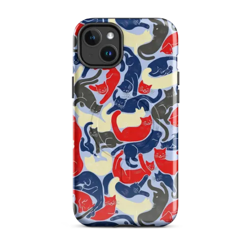 Crimson Catnap on a MagSafe Tough Case for iPhone®