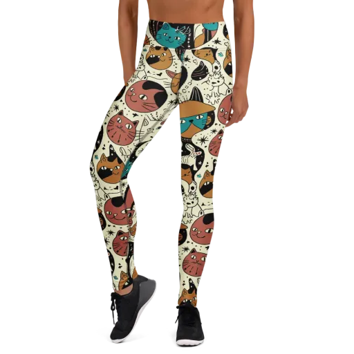 Alleyway Astrology on a Yoga Leggings
