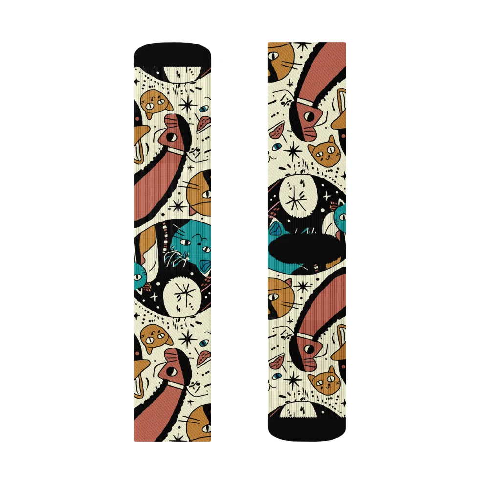 Alleyway Astrology on Socks — Right Sock