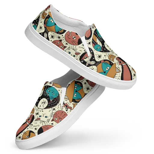 Alleyway Astrology on a Women's Slip-On Canvas Shoes