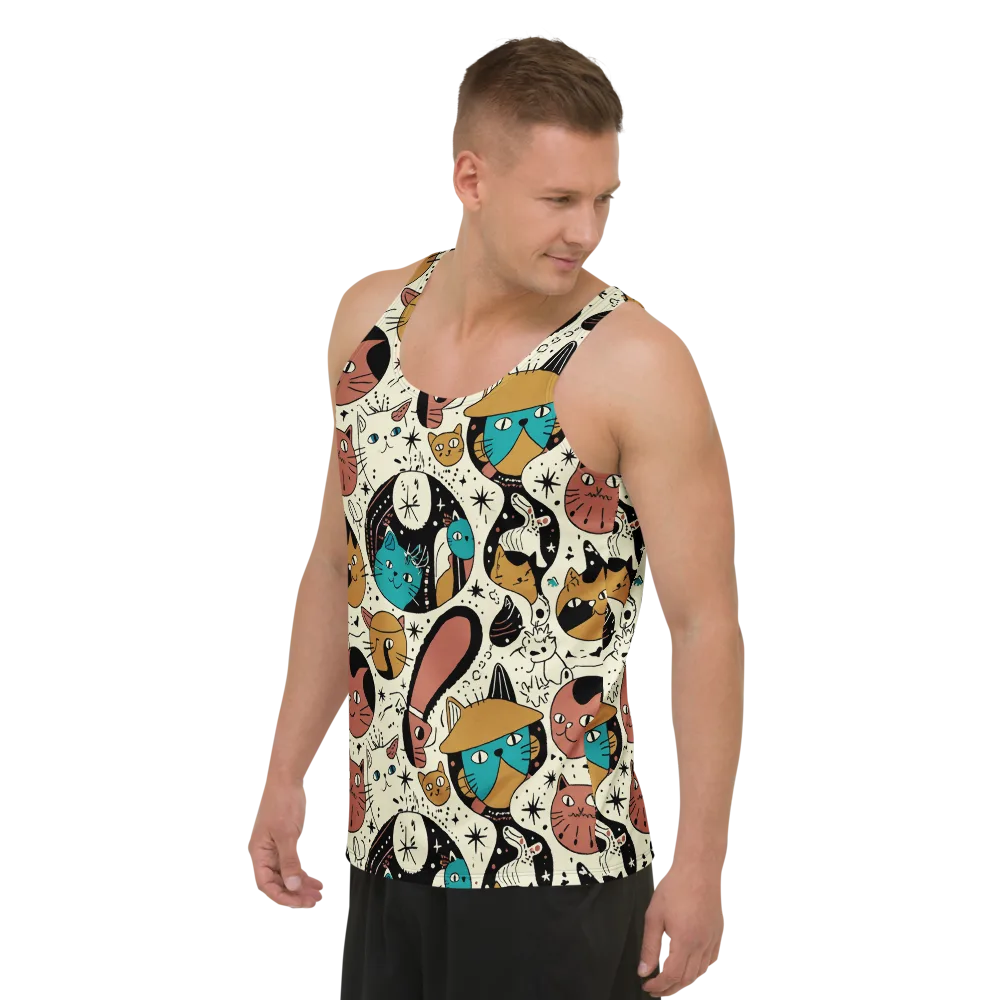 Alleyway Astrology on Men's Tank Top — Left Front