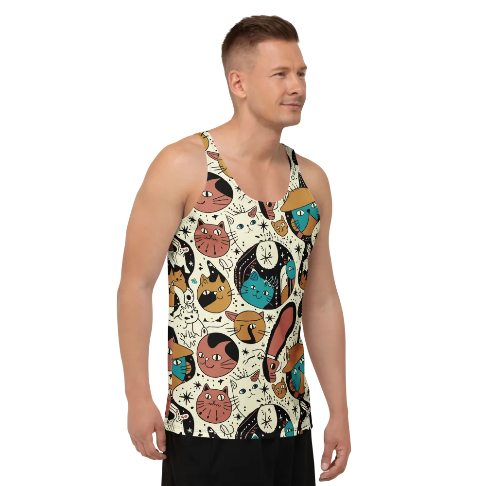 Alleyway Astrology on Men's Tank Top — Right Front