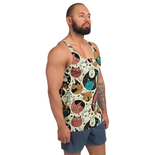 Alleyway Astrology on a Men's Tank Top