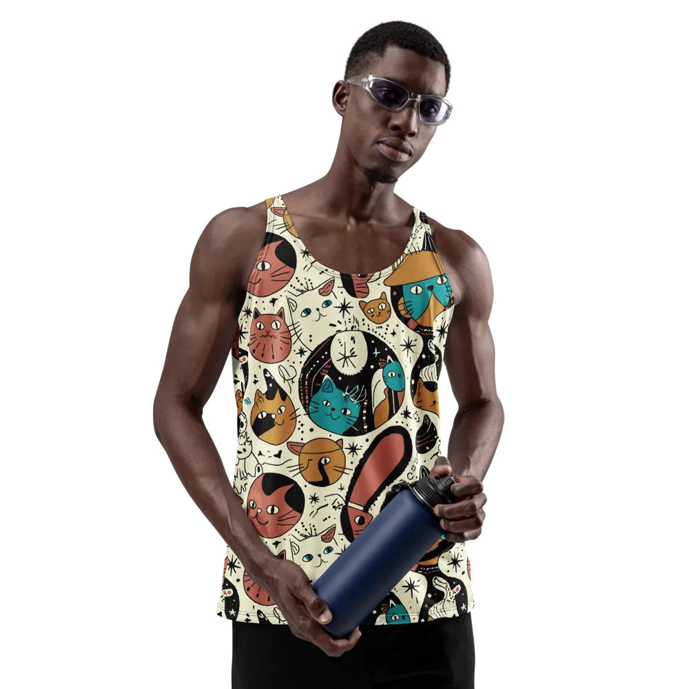 Alleyway Astrology on Men's Tank Top — Front