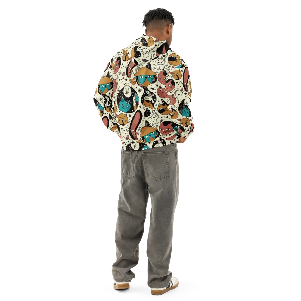 Alleyway Astrology on Cotton Hoodie — Back