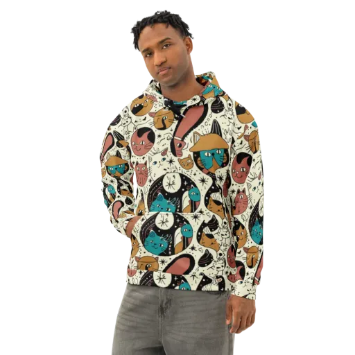 Alleyway Astrology on a Cotton Hoodie