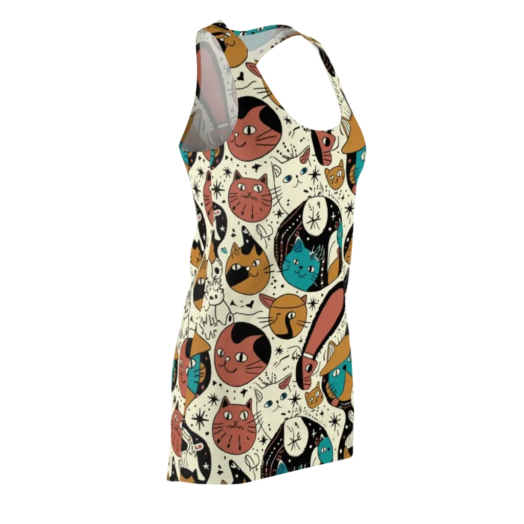 Alleyway Astrology on Racerback Dress — Front Side
