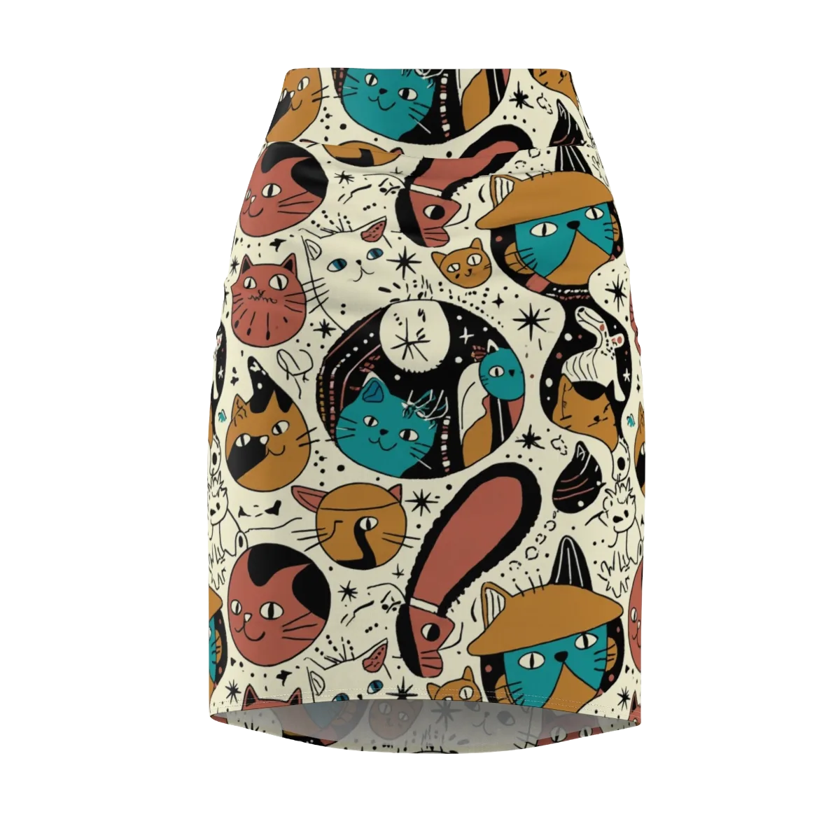 Alleyway Astrology on Pencil Skirt — Front