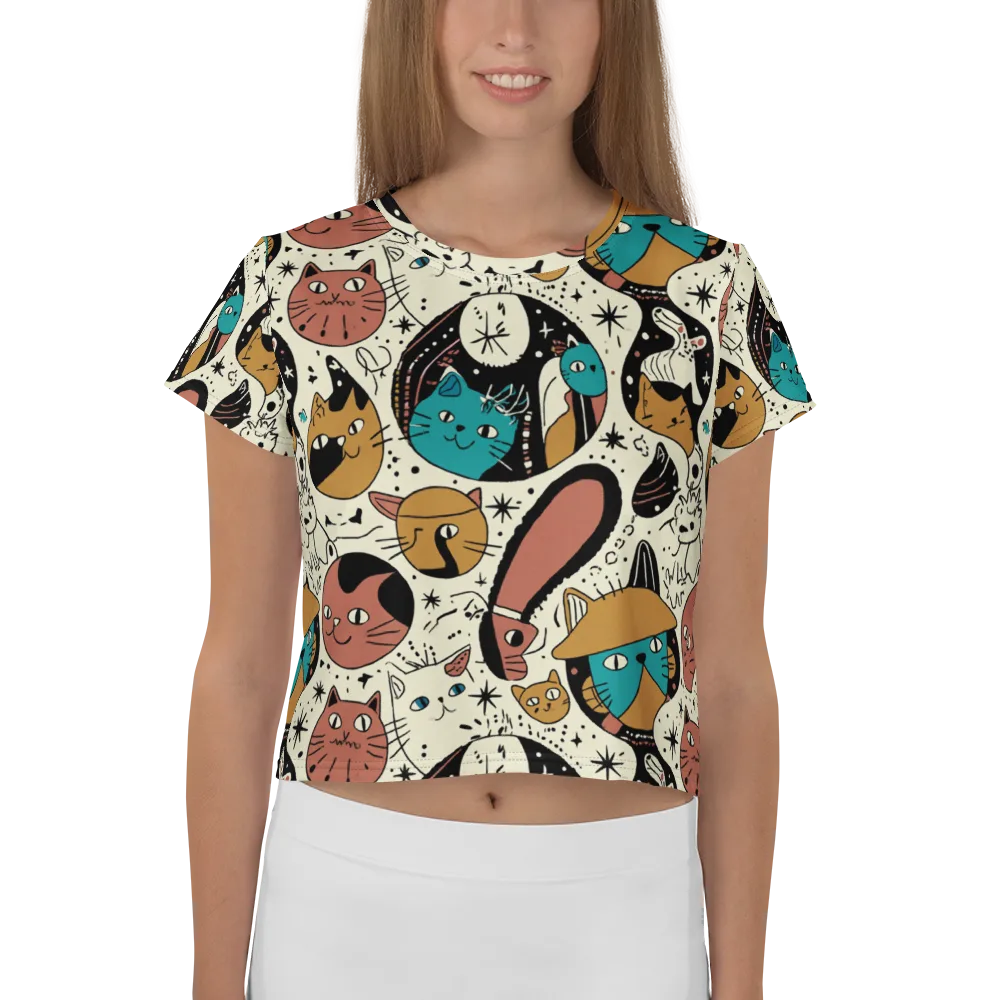 Alleyway Astrology on Crop Tee — Front