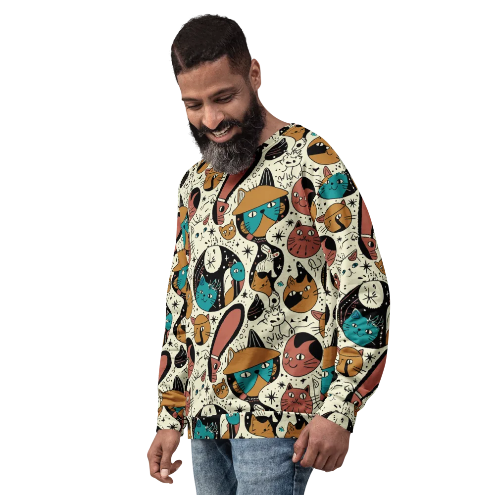 Alleyway Astrology on Sweatshirt — Left Front