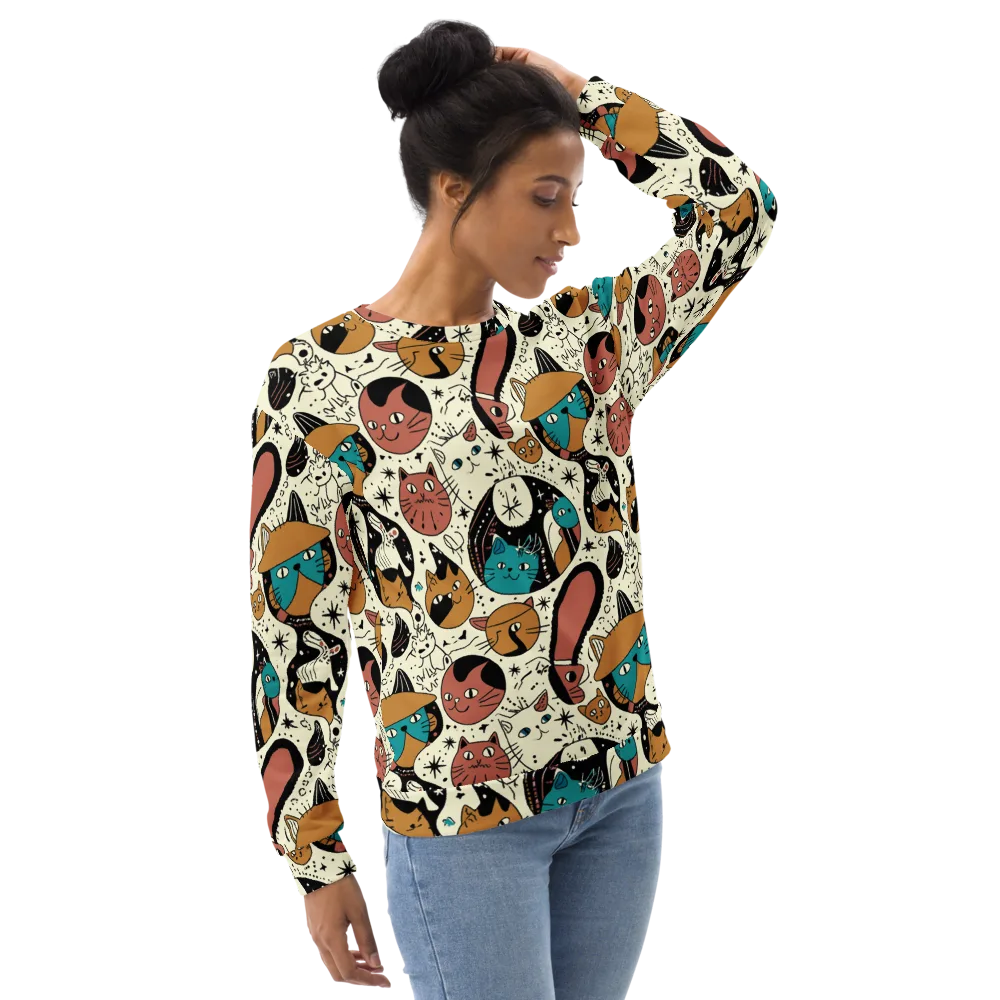 Alleyway Astrology on Sweatshirt — Right Front